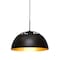Besa Lighting Gordy Cord Pendant, Dark Bronze with Gold Reflector, Bronze, 1x9W LED 1JT-GORDY-LED-BR - alternate 1